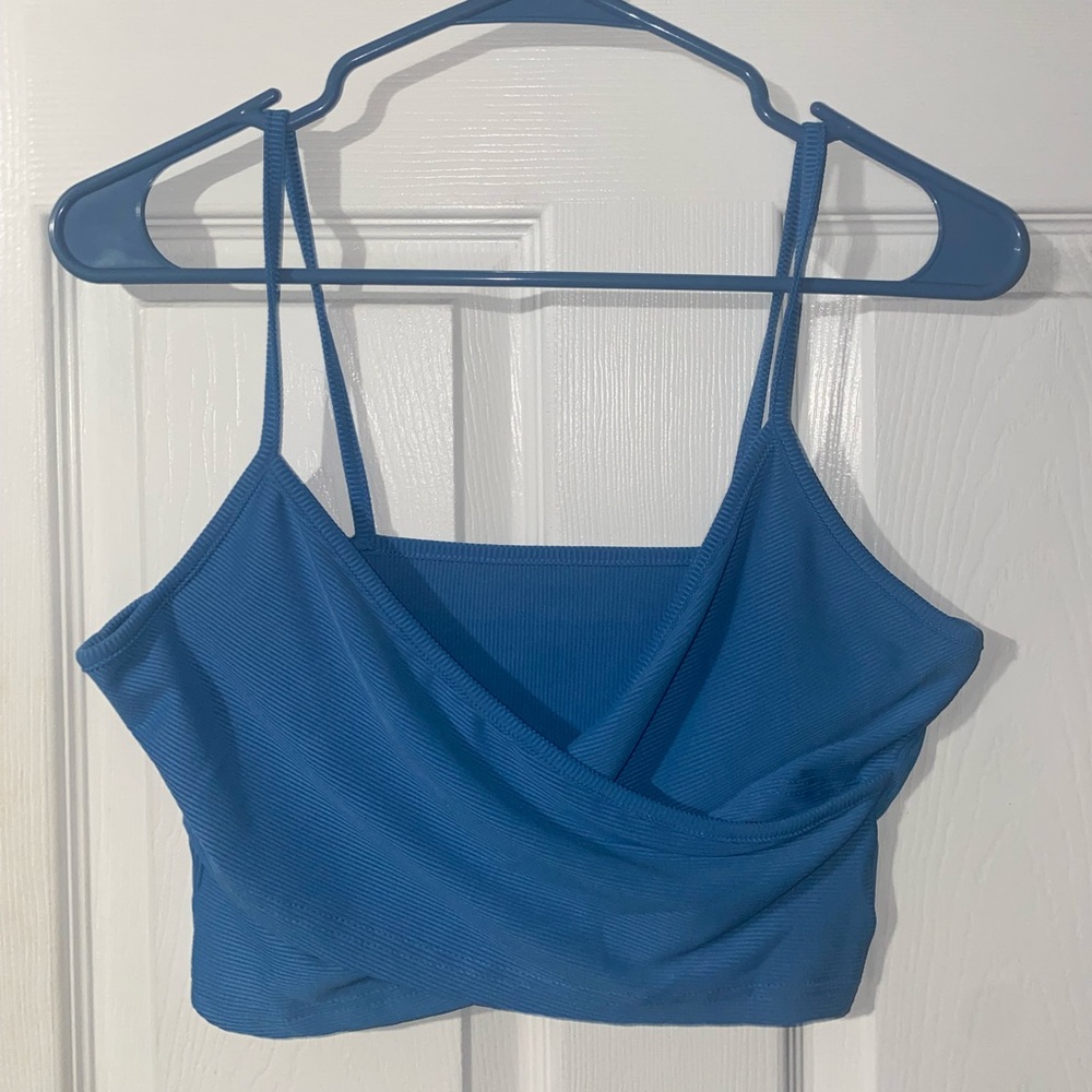 V-Neck Spaghetti Strap Crop